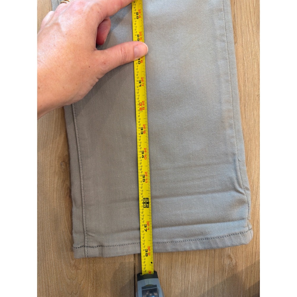 Paige Brigitte Slim Straight Leg Jeans Taupe Grey‎ Mens 31 Stretch Denim Pants - Picture 7 of 8